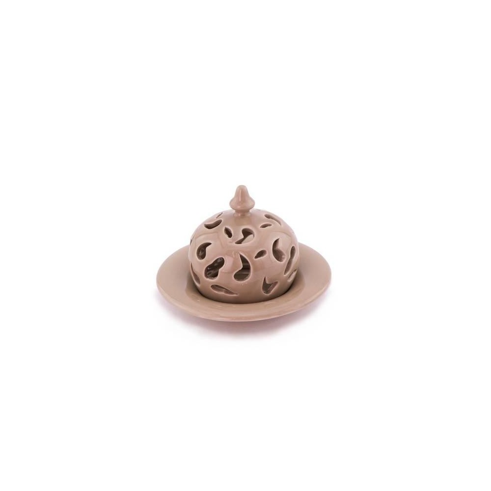 SET CANDELA PORCELLANA TORTORA